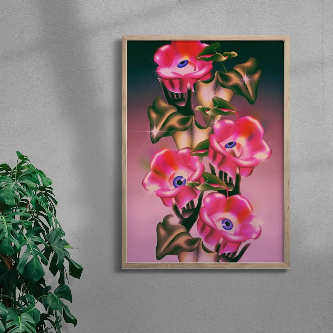 Eyes, Hands, & Pink Flowers - Image 6