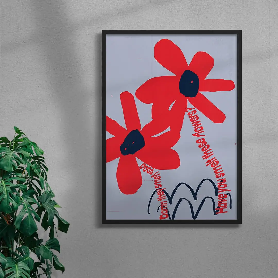 Have you smelt these flowers? - UNFRAMED - Image 3