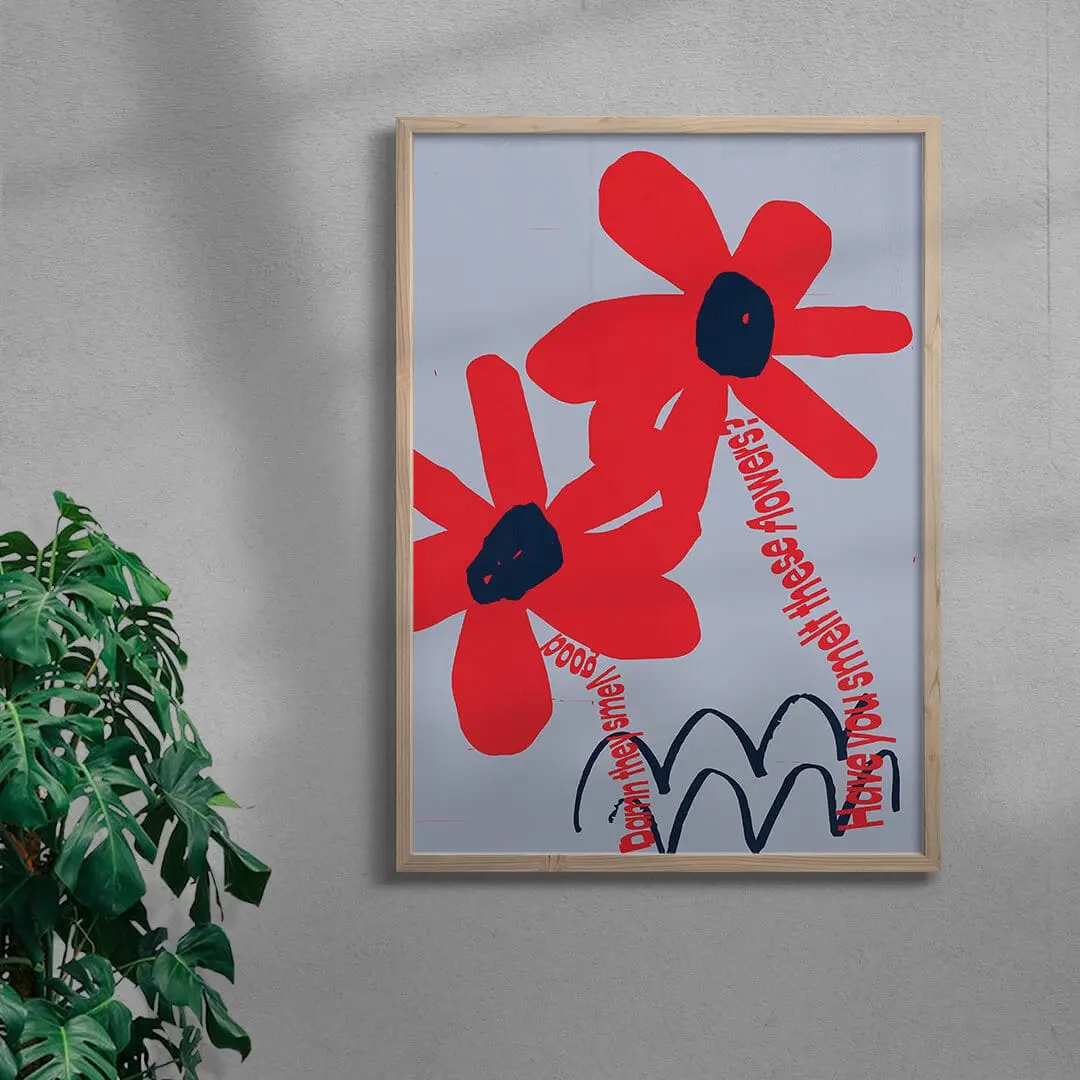 Have you smelt these flowers? - UNFRAMED - Image 4
