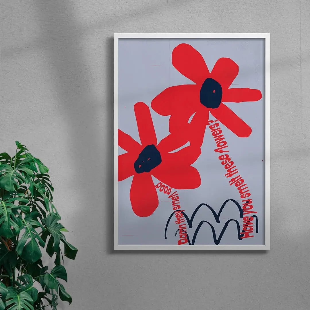 Have you smelt these flowers? - UNFRAMED - Image 5